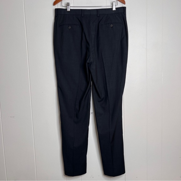 Ralph Lauren 2-Piece Dark Gray/Blue 100% Wool 2 Button 40R 36x32 Flaws - Picture 9 of 12